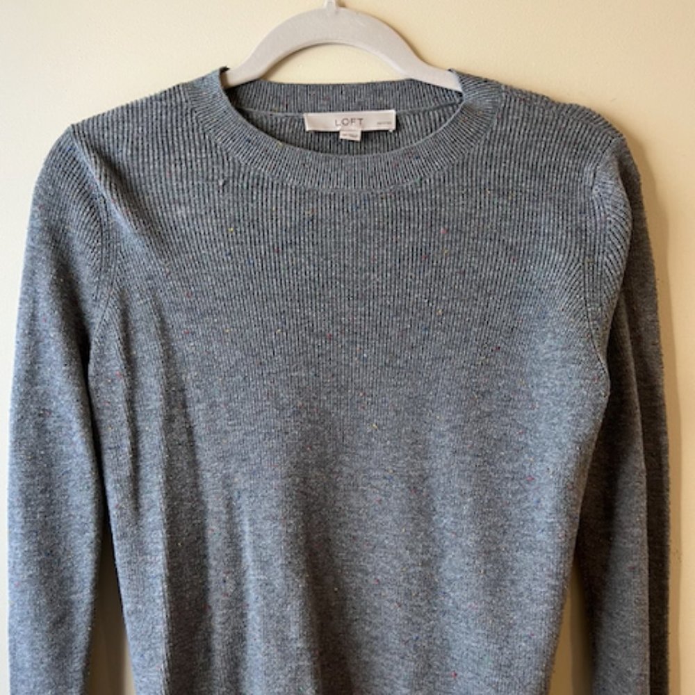 LOFT Gray Sweater SP